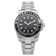 Black Diver Steel Watch